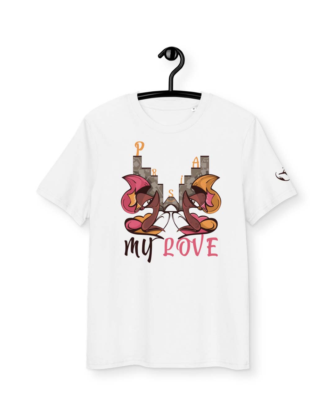 Paris my love - Un tee-shirt abstraction qui rend hommage