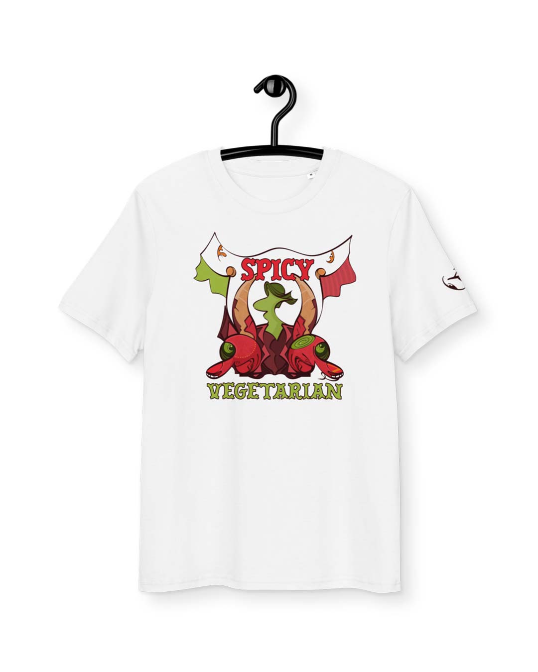 Spicy Vegetarian - Un t-shirt abstraction qui a du piquant