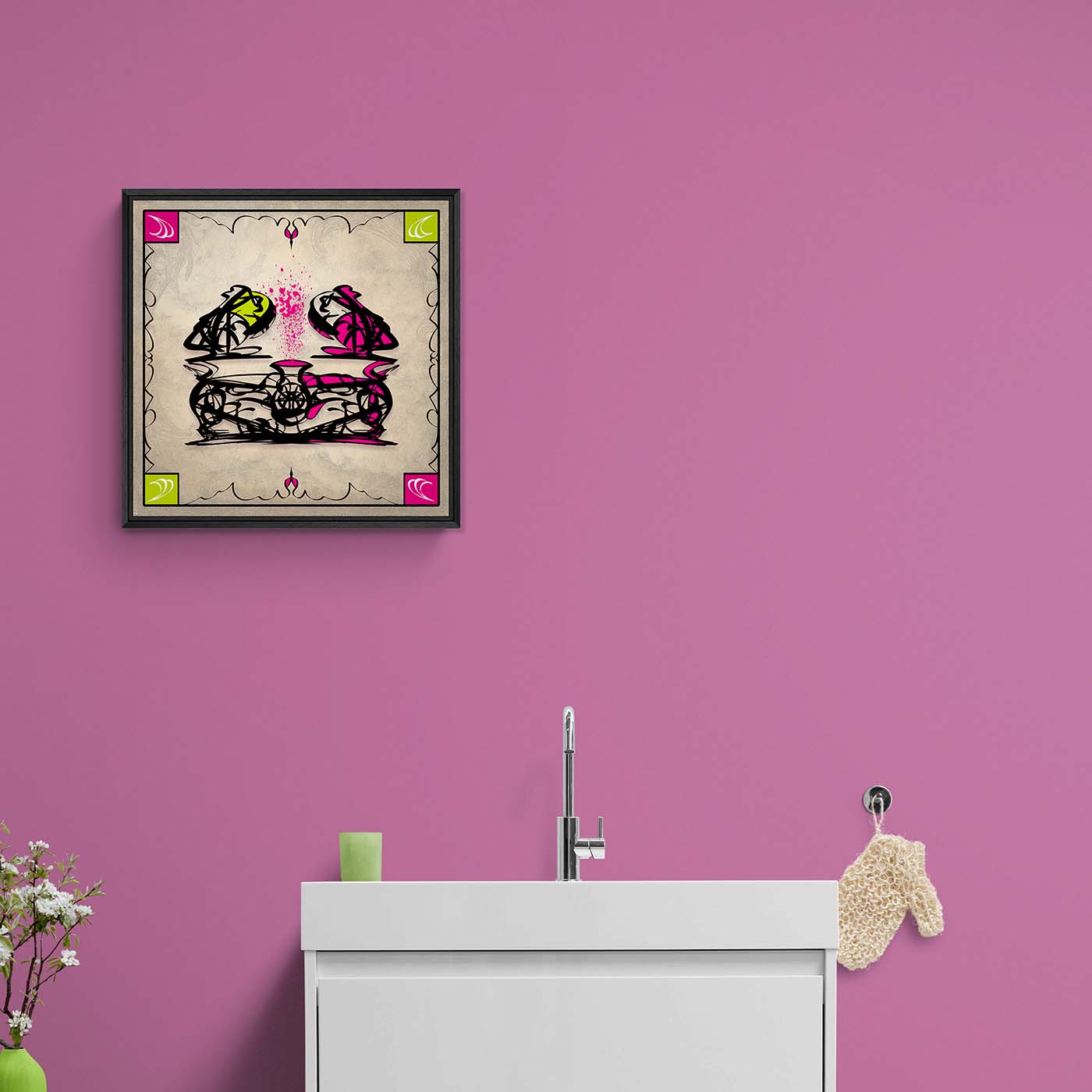 Galerie Bond – Abstraktion – Magenta