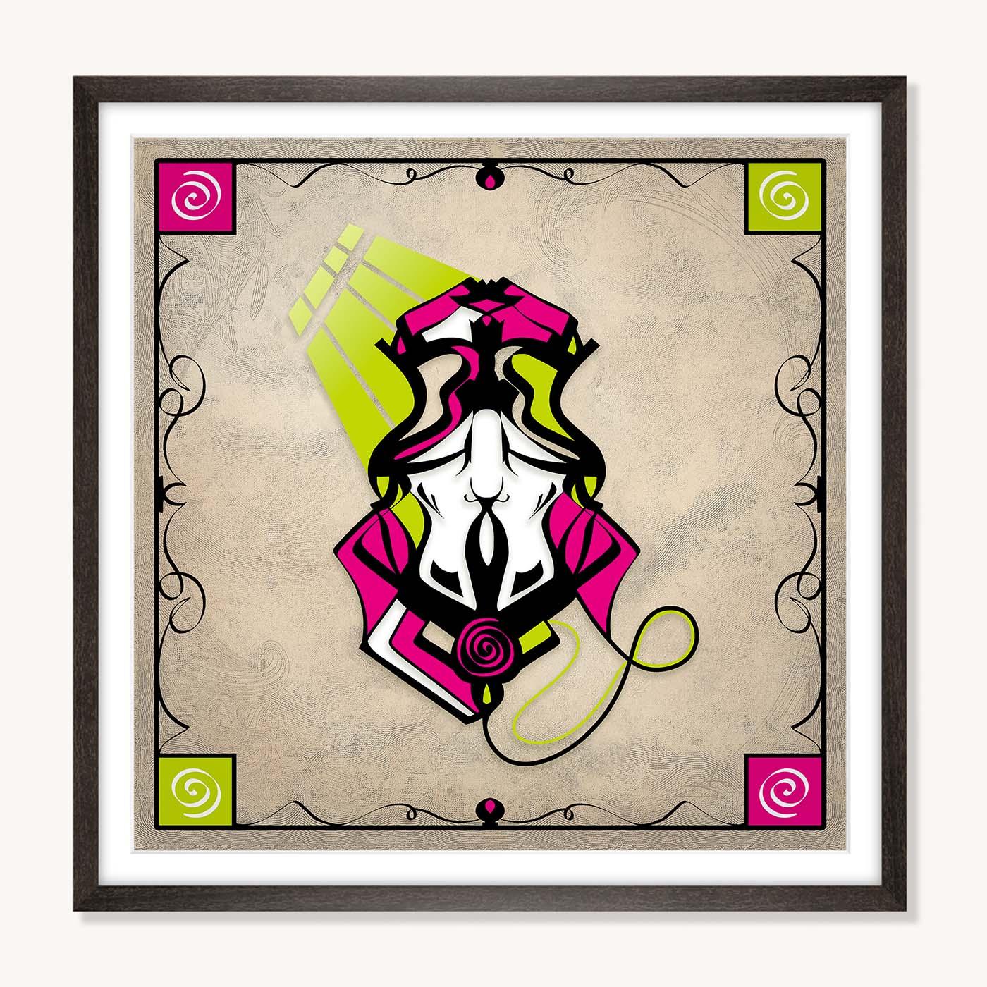 Framed Poster - Abstraction 2 - Magenta