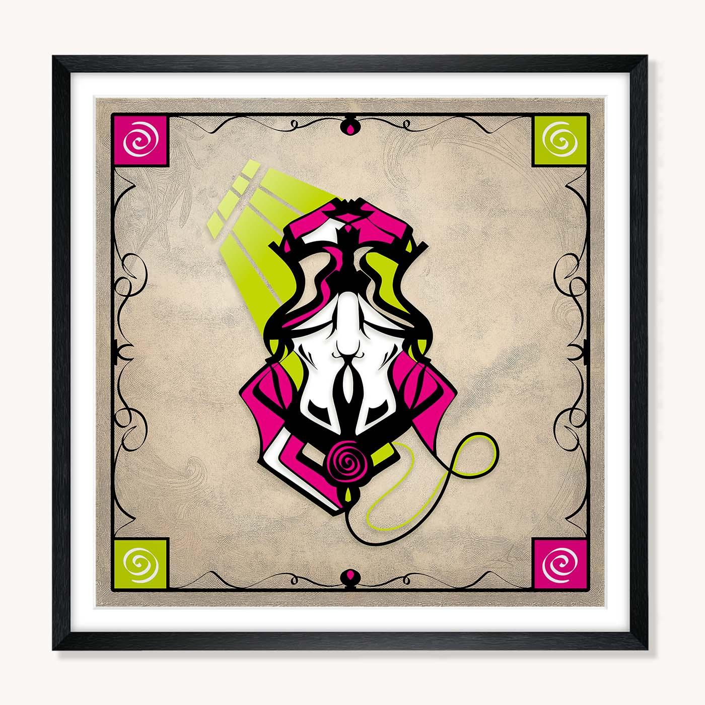 Framed Poster - Abstraction 2 - Magenta