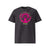 T-shirt unisexe anthracite, vu de face et portant le design "Ignorance" coloré en magenta