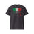 T-shirt unisexe anthracite, vu de face et portant le design "Mytho Original" aux couleurs de l'Italie