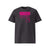 T-shirt unisexe anthracite, vu de face et portant le design "Mytho Original" coloré en magenta