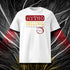 T-shirt unisexe blanc, vu de face et portant le design "Mytho Original" aux couleurs de l'Espagne