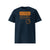 T-shirt unisexe french navy, vu de face et portant le design "Mytho Original" en version anglaise et coloré en mandarine