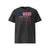 T-shirt unisexe gris foncé, vu de face et portant le design "Mytho Original" aux couleurs des USA