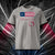 T-shirt unisexe gris clair, vu de face et portant le design "Mytho Original" aux couleurs des USA