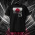 T-shirt unisexe noir, vu de face et portant le design "Mytho Original" aux couleurs du Japon