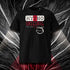 T-shirt unisexe noir, vu de face et portant le design "Mytho Original" en version anglaise et aux couleurs de l'Angleterre