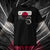 T-shirt unisexe noir, vu de face et portant le design "Mytho Original" en version anglaise et aux couleurs du Japon