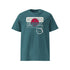 T-shirt unisexe stargazer, vu de face et portant le design "Mytho Original" en version anglaise et aux couleurs du Japon