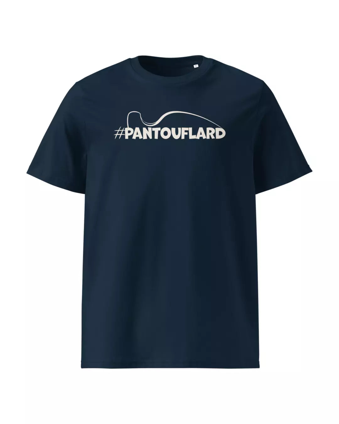 T-shirt french navy pantouflard vu de face