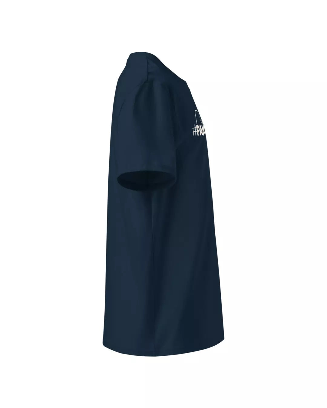 T-shirt french navy pantouflard vu de coté