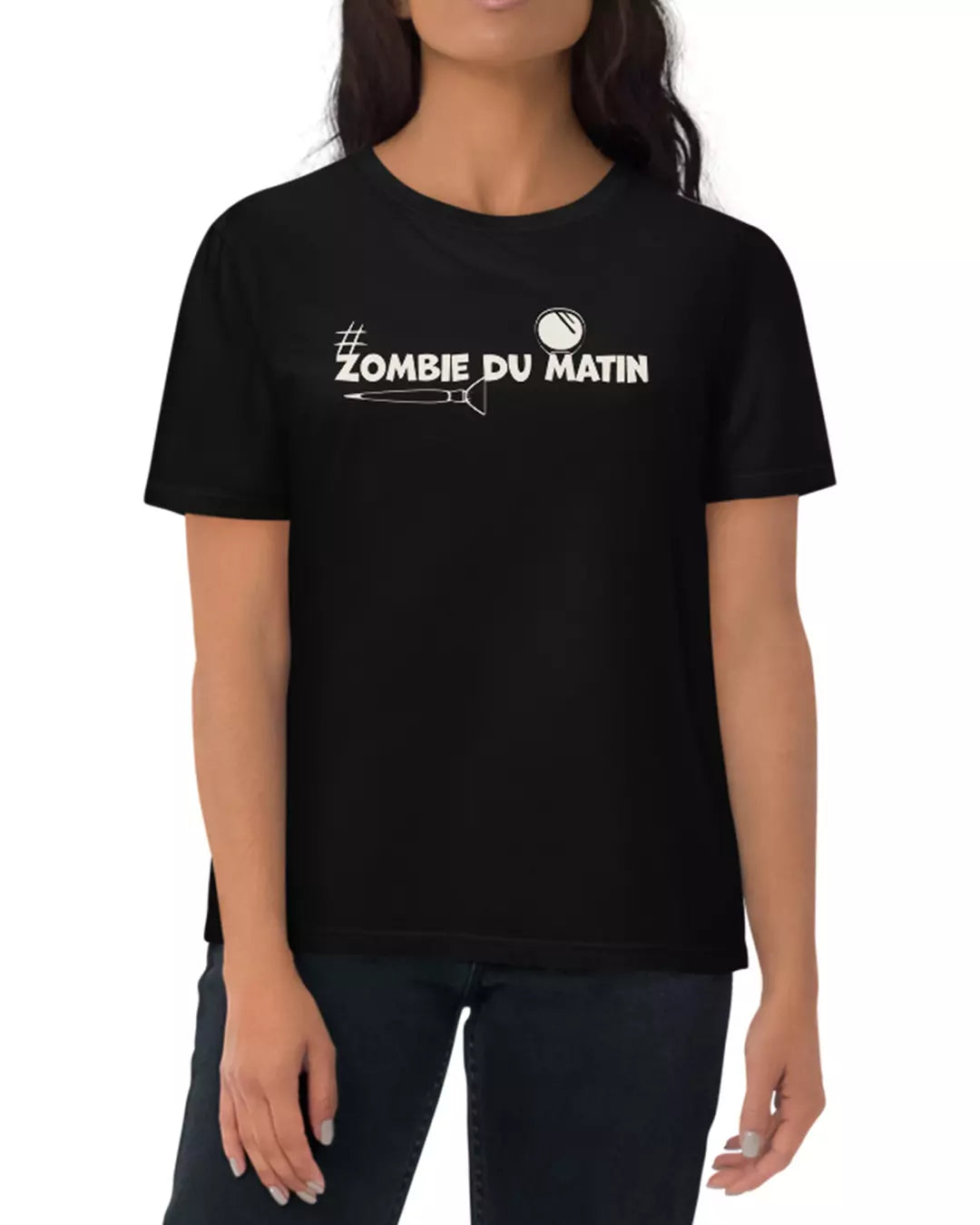 T-shirt wtf - Zombie du matin - Cadeau idéal