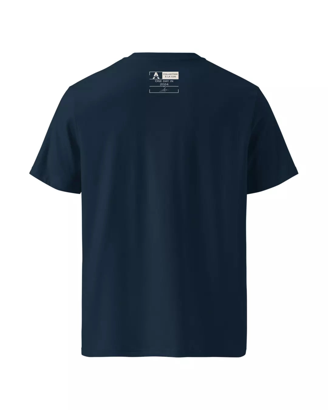 T-shirt french navy l'obstinée vu de dos