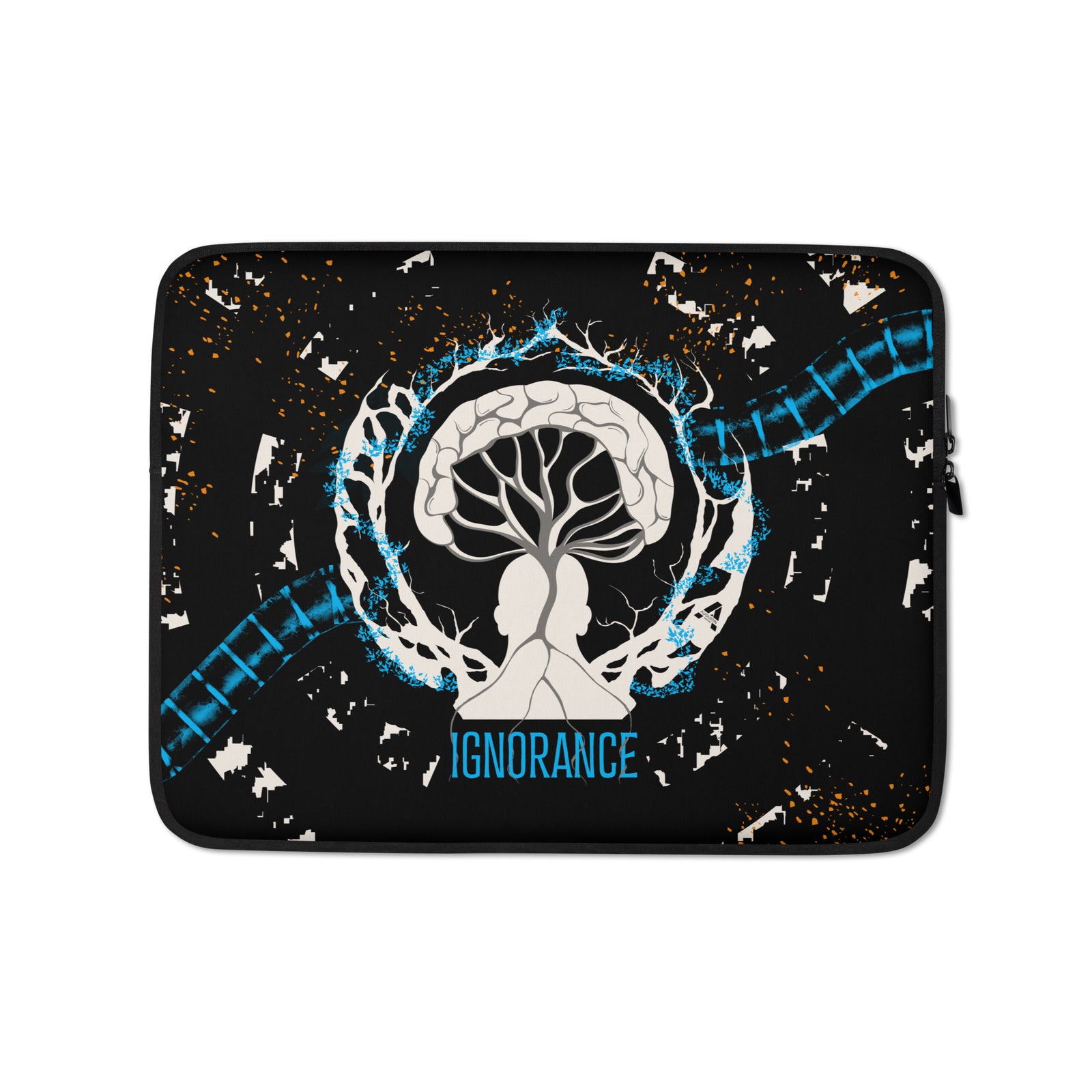 Housse ordinateur portable - Ignorance - Cyan/Black