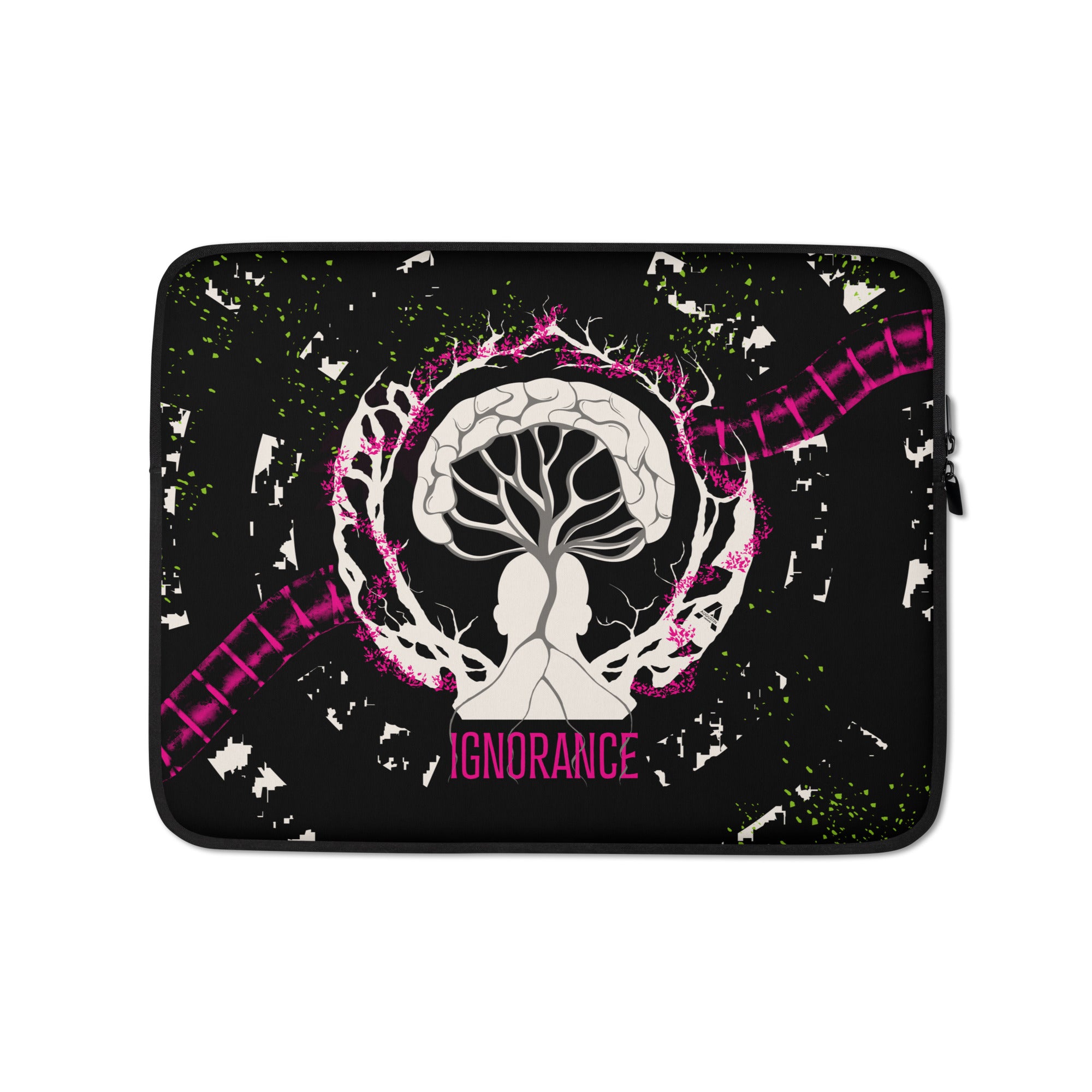 Laptop sleeve - Ignorance - Magenta/Black