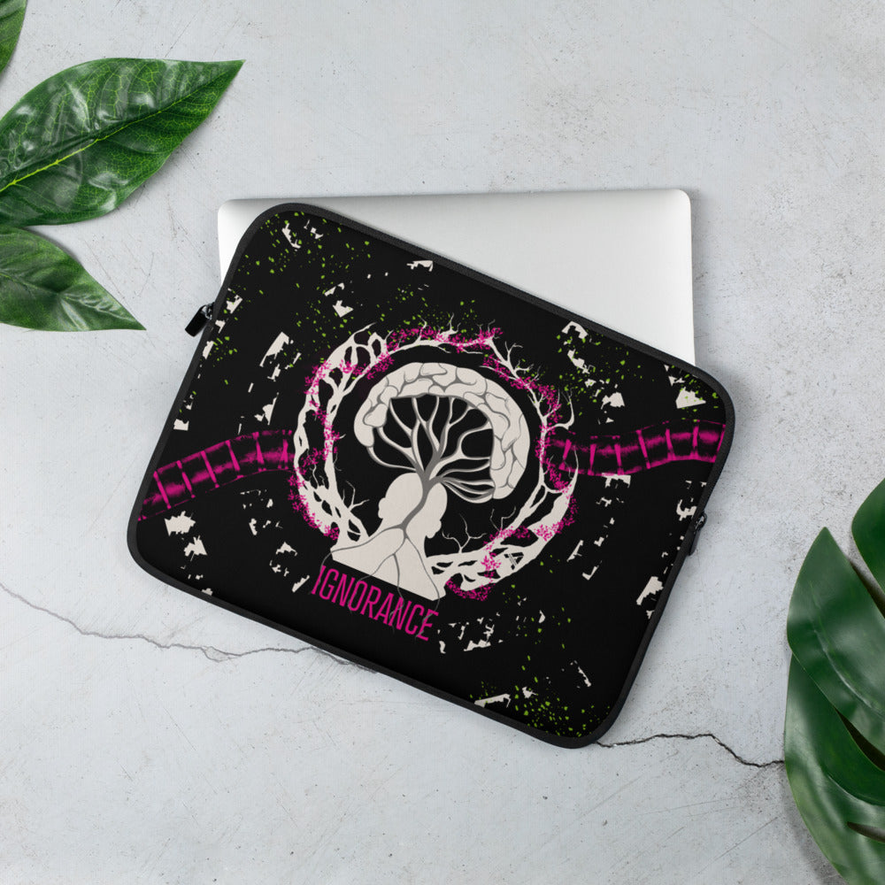 Laptop sleeve - Ignorance - Magenta/Black