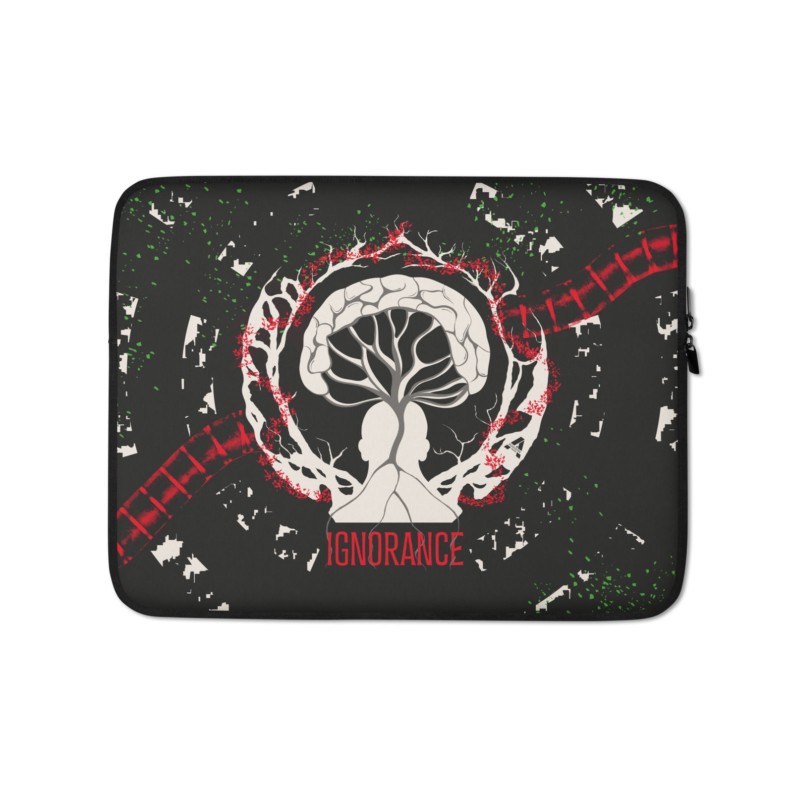 Laptop sleeve - Ignorance - Scarlet/Dark Gray