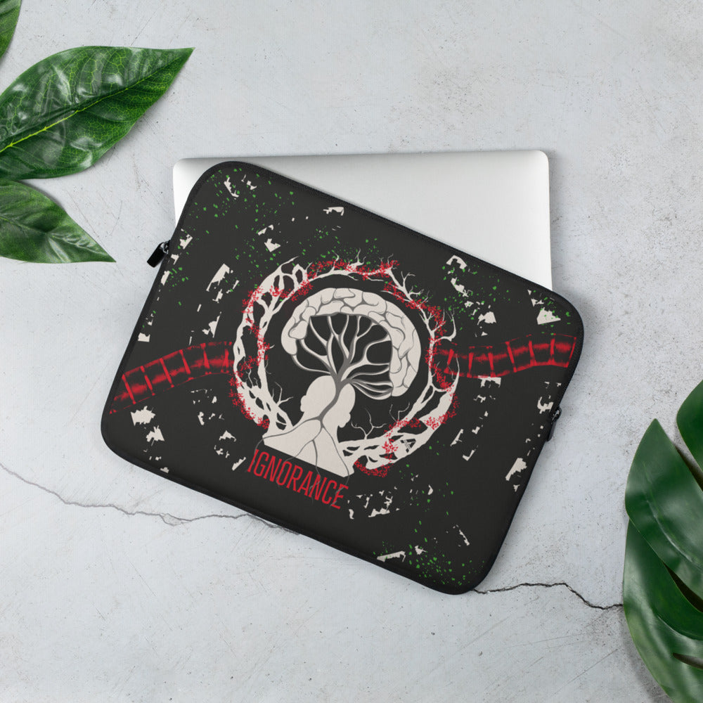 Laptop sleeve - Ignorance - Scarlet/Dark Gray