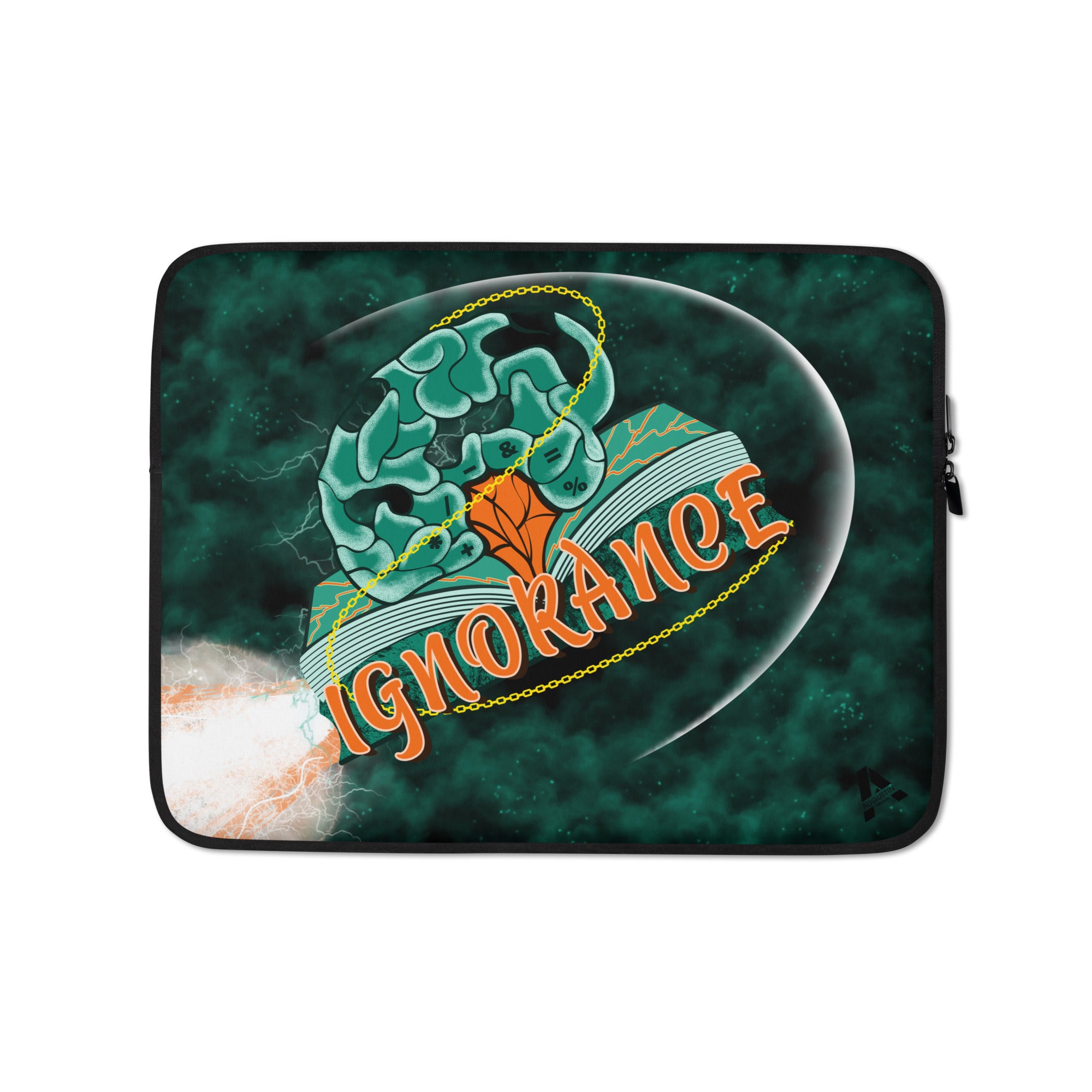 Laptop sleeve - Ignorance Shuttle - Emerald