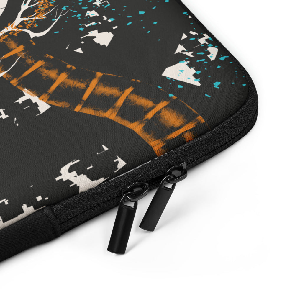 Laptop sleeve - Ignorance - Mandarin/Dark Gray