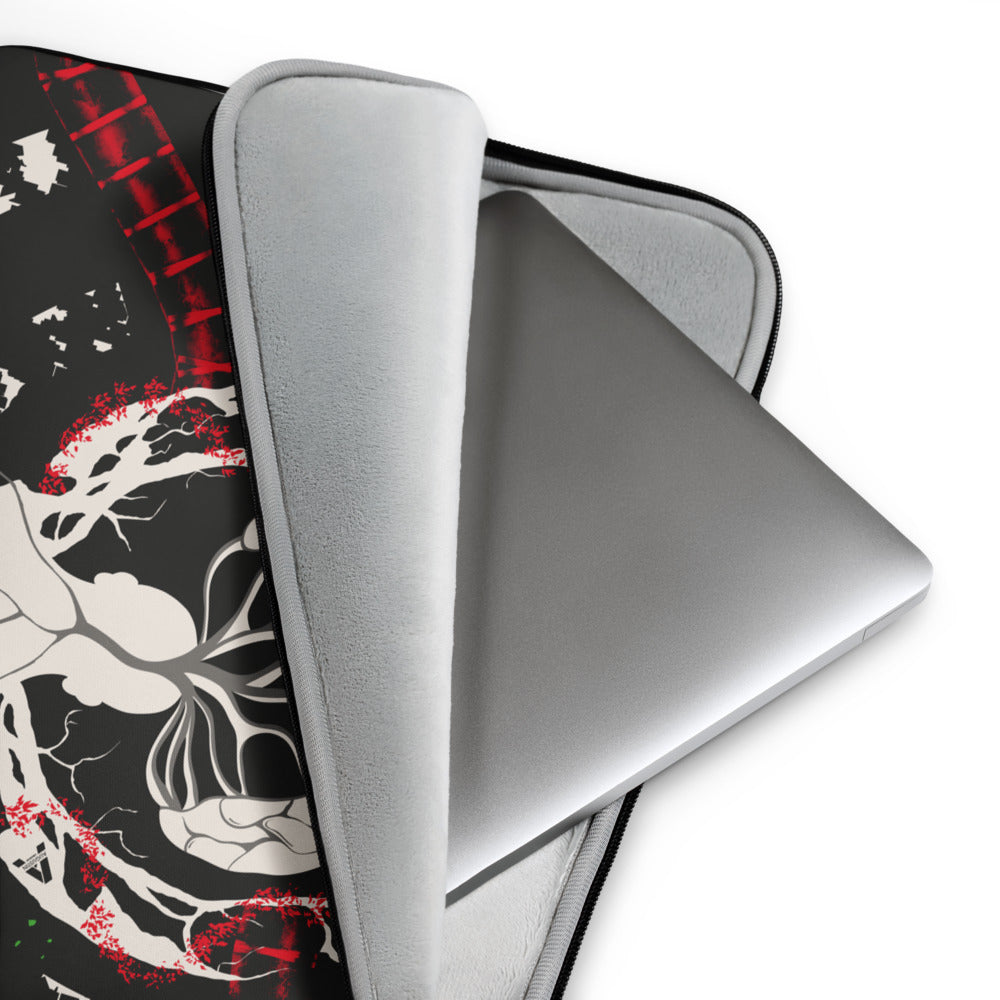 Laptop sleeve - Ignorance - Scarlet/Dark Gray