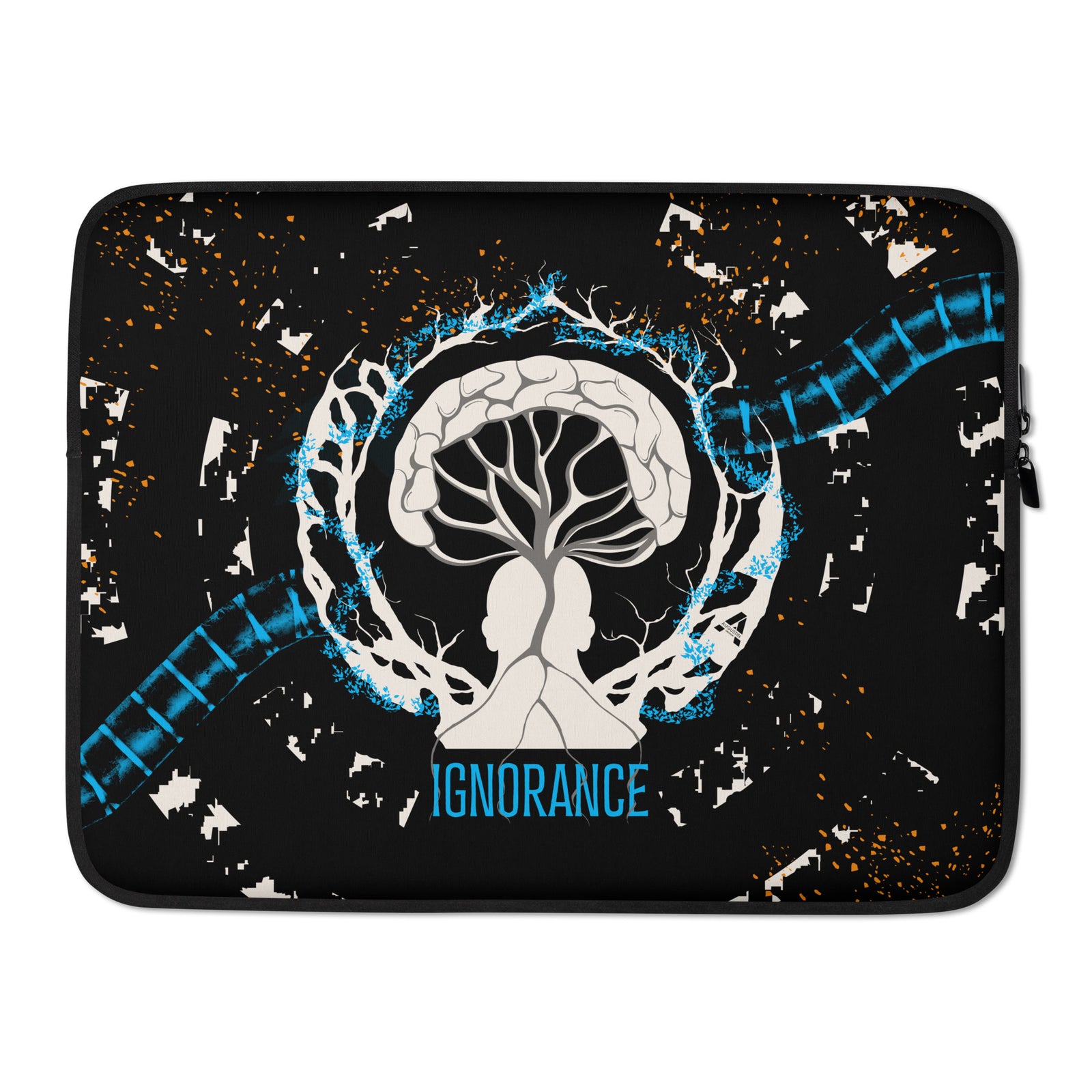 Housse ordinateur portable - Ignorance - Cyan/Black