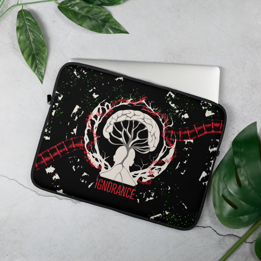 Laptop sleeve - Ignorance - Scarlet/Black