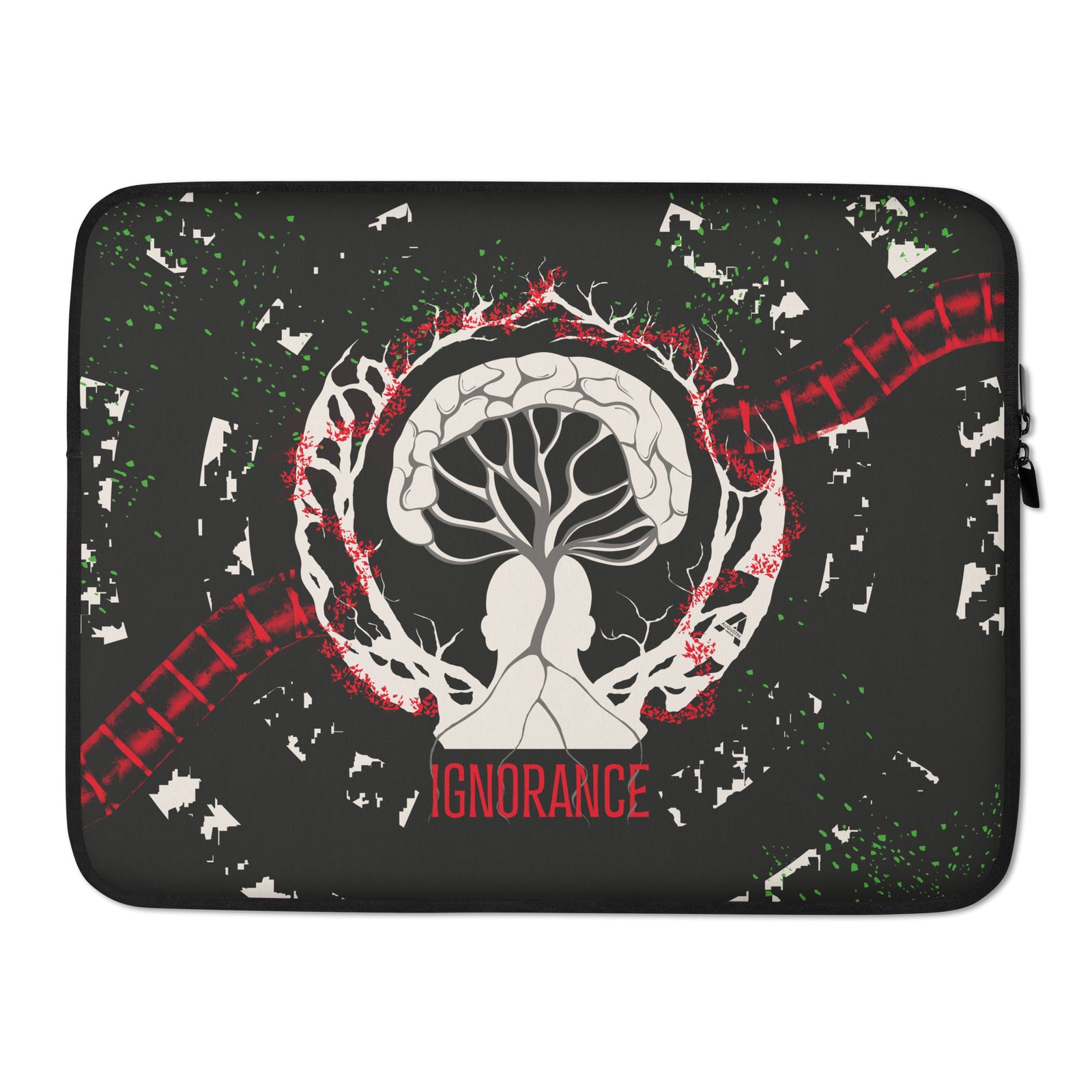 Laptop sleeve - Ignorance - Scarlet/Dark Gray