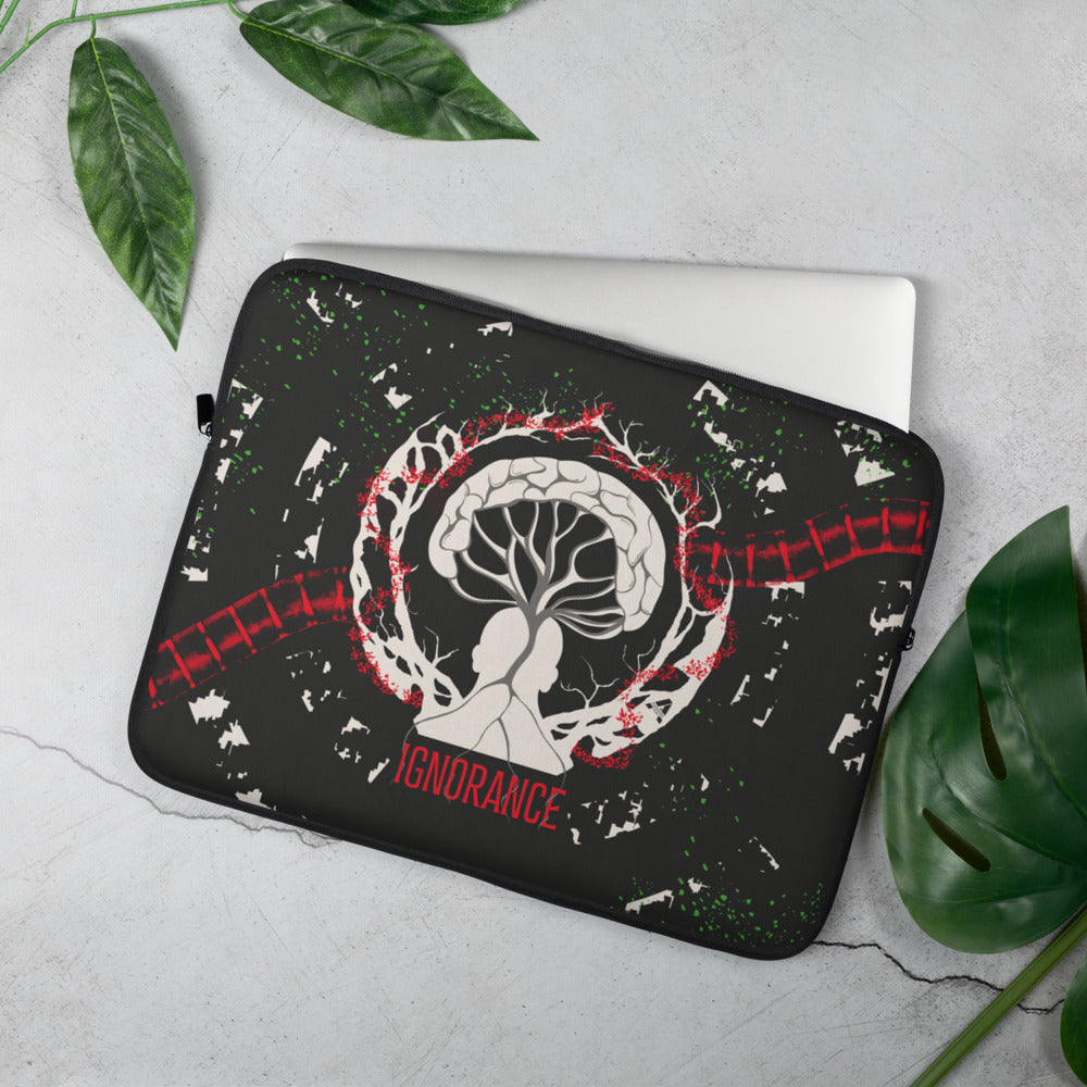 Laptop sleeve - Ignorance - Scarlet/Dark Gray