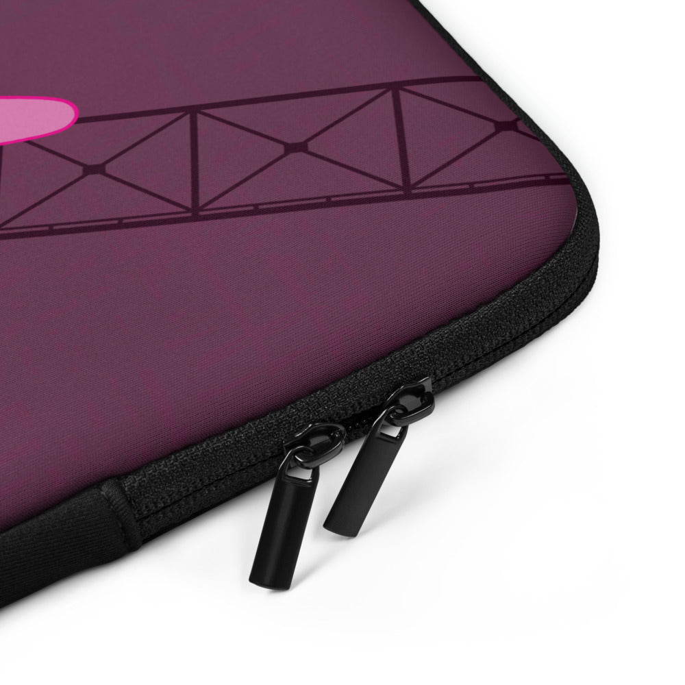 Laptop sleeve - Abstraction 2 - Magenta