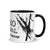 Mug en céramique - 325 ml - Mytho Original - Intérieur noir