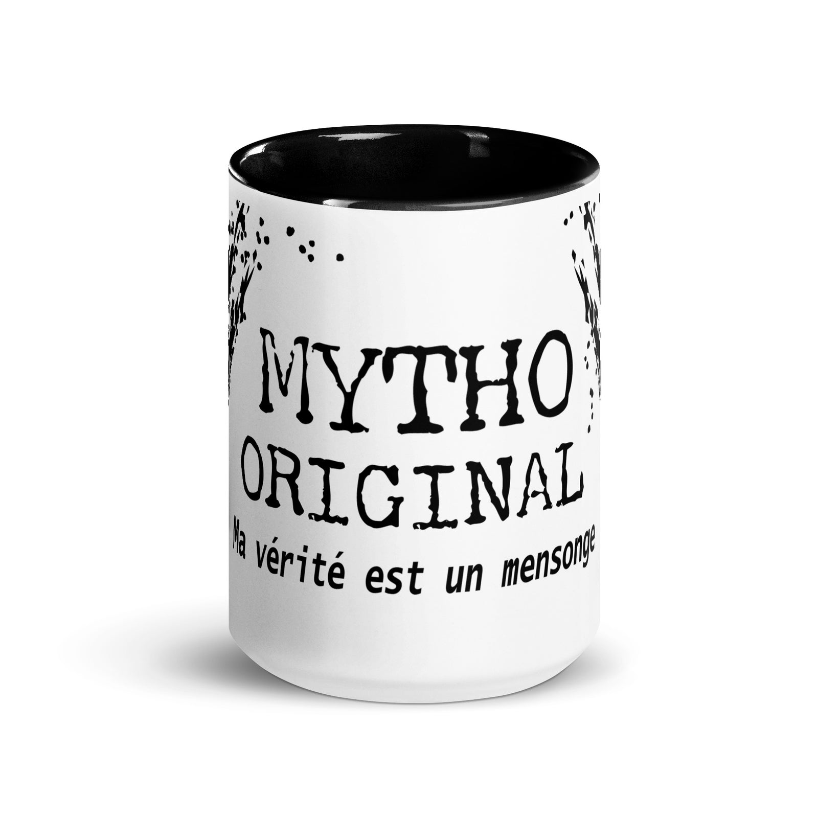 Mug en céramique - 425 ml - Mytho Original - Intérieur noir