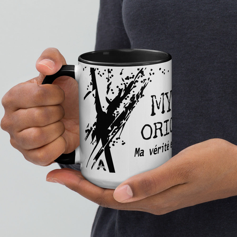 Mug en céramique - 425 ml - Mytho Original - Intérieur noir