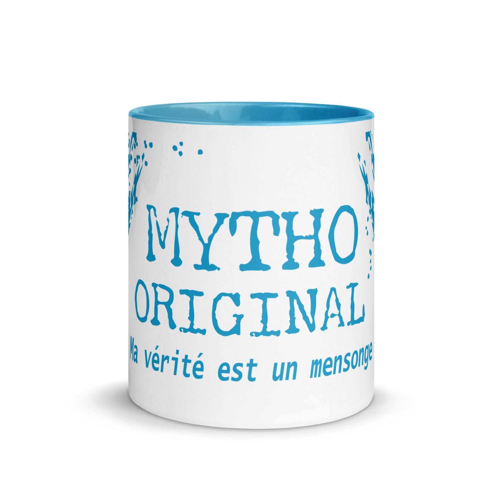 Mug en céramique - 325 ml - Mytho Original - Intérieur bleu