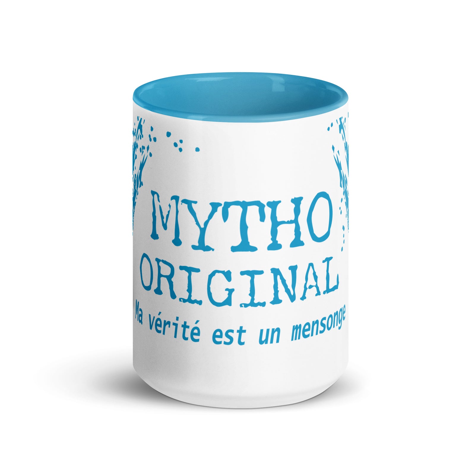 Ceramic mug - 425 ml - Mytho Original - Blue interior