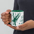 Ceramic mug - 325 ml - Mytho Original - Green interior