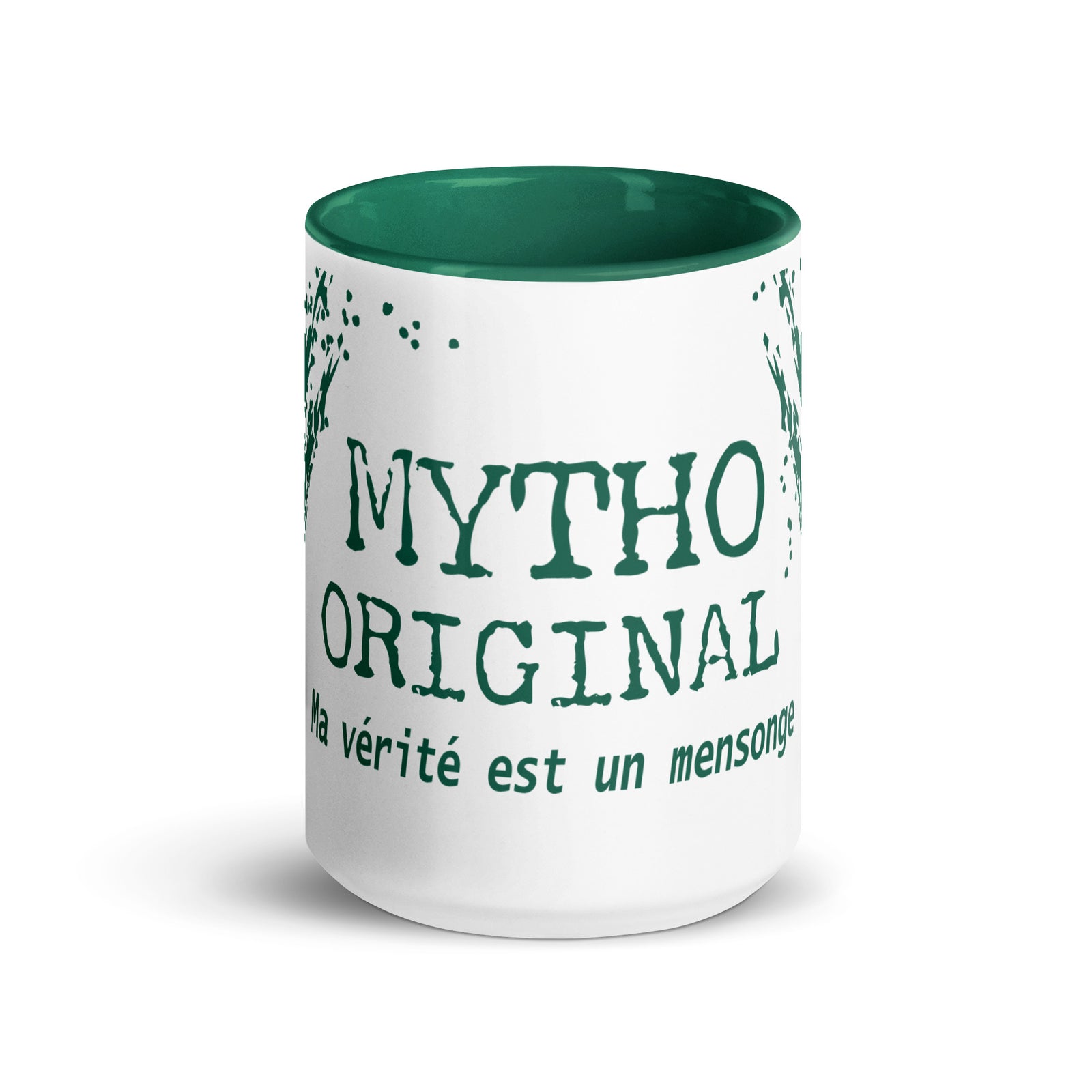 Mug en céramique - 425 ml - Mytho Original - Intérieur vert