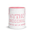 Keramikbecher - 325 ml - Mytho Original - Innen rosa