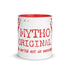 Mug en céramique - 325 ml - Mytho Original - Intérieur rouge