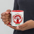 Ceramic mug - 325 ml - Ignorance - Red interior